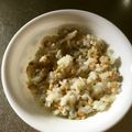 ☆こまっと☆'s cooksnap of when they made 離乳食中期～後期*ほうれん草と納豆のお粥.