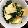 港UV's cooksnap of when they made ほうれん草と厚揚げの生姜炒め煮.
