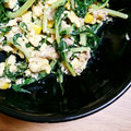 ぺるしゃ☆'s cooksnap of when they made 簡単☆水菜と卵のツナマヨ炒め.