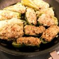 クック1P3ZDN☆'s cooksnap of when they made 野菜嫌いもパクパク❤️ピーマンの肉詰め.