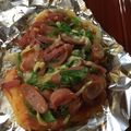クックC2GECR☆'s cooksnap of when they made 余ったお餅で簡単ピザ.
