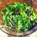 さとみのスプーン's cooksnap of when they made つわり♡小松菜しらす★カルシウム酢の物.