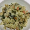 ゆ〜ぴゆ〜ぴ's cooksnap of when they made 簡単な絶品セロリ葉っぱで海老チャーハン.
