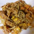 はらぺこナオ飯's cooksnap of when they made 簡単♪豚キムチともやしの卵炒め.