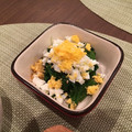 ｘｘyuzumikanｘｘ's cooksnap of when they made ほうれん草の和風ミモザサラダ.