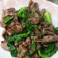 kotohime00's cooksnap of when they made 菜の花と牛肉のにんにく炒め【ＪＡ福岡市】.