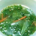 ☆とん吉☆'s cooksnap of when they made レタスの外葉で美味しいスープ.