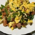 blue_apron's cooksnap of when they made ピーマン＋ウィンナー＋卵のアヒージョ炒め.