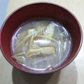 ラリー＆サラ's cooksnap of when they made もやし油揚げ味噌汁.