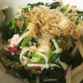 ☆mikyuu☆'s cooksnap of when they made ほうれん草とえのきの梅かつお和え.