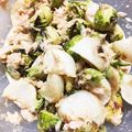 クック8YCCXE☆'s cooksnap of when they made 芽キャベツとかぶのツナマヨサラダ.