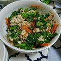 hiro★kuma's cooksnap of when they made 菜の花とにんじんの白和え　ひな祭りにも♪.