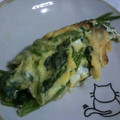 くんkunくん's cooksnap of when they made ほうれん草の卵焼き(オムレツ？).