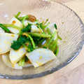 ひろママ✴︎'s cooksnap of when they made 三つ葉と蒲鉾のウニ和え❤.