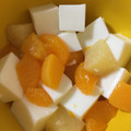 ポメちょん's cooksnap of when they made とっても簡単★フルーツたっぷり牛乳寒天.