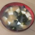 きらり流れ星's cooksnap of when they made 味噌汁（人参・ネギ・豆腐・ワカメ）.