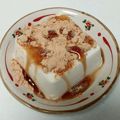 ポニーリボン's cooksnap of when they made 簡単デザート豆腐と黒蜜きなこ.
