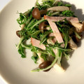 w_mシュウマイ's cooksnap of when they made 水菜ときのこの梅にんにく炒め.