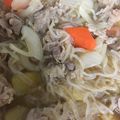 クック8R6T2H☆'s cooksnap of when they made 豚バラ肉を使って…基本の肉じゃが♡.