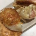 makosaka's cooksnap of when they made 余り餅&たらこ！餃子の皮でカリカリつまみ.