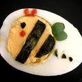 gulymlin's cooksnap of when they made お弁当やサラダにゆで卵でミツバチさん♪.