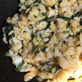 meyan's cooksnap of when they made 幼児食にも☆ほうれん草のぱらぱら炒飯.