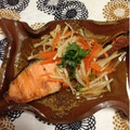 ぽぽきゅ's cooksnap of when they made 鮭の焼きびたし　with　大根＆人参♪.