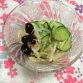 ぽぽきゅ's cooksnap of when they made 大豆と胡瓜・玉ねぎの和風じゃこサラダ♪.