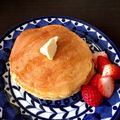 クック0ZCGS4☆'s cooksnap of when they made バナナ＆ヨーグルトのふわふわホットケーキ.