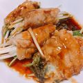 清✞水's cooksnap of when they made 水菜の豚肉巻き.