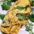 すがまっち's cooksnap of when they made パクチーとチーズのオムレツ.