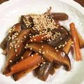 やんぼ★'s cooksnap of when they made 子ども大好き☆蒟蒻とニンジンのきんぴら.
