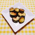 カレンガール's cooksnap of when they made 大葉マヨ味噌チーズのナスはさみ焼き.