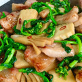 あけこんぶ's cooksnap of when they made 菜の花とタケノコのきんぴら風.