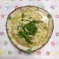 ☆なあなクック☆'s cooksnap of when they made 豚肉と水菜のうどん.