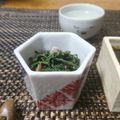 ダイナマイト漆黒's cooksnap of when they made 材料3つ！カンタン春菊のおひたし♪.