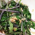 CS555's cooksnap of when they made 簡単5分で出来る水菜とツナのサラダ.