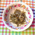 チェックのミニくま's cooksnap of when they made 旬鮮♪　ちりめんじゃこと舞茸の黒酢炒め.