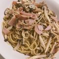 いまいじゅみ's cooksnap of when they made エノキとしめじのバター醤油スパゲッティ.