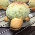 かわいじゅんこ's cooksnap of when they made かき氷シロップで手軽に　かめメロンパン.