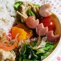 ＊sunlight＊'s cooksnap of when they made 小さなハートウインナー*愛情弁当に*.