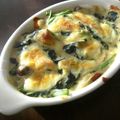 ｺｱﾗ's cooksnap of when they made ほうれん草としめじ♡パン耳グラタン.