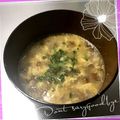 K0A9O0R8U♪'s cooksnap of when they made なめこの味噌バタースープ.