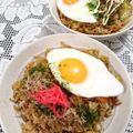 SUMI★SUMI's cooksnap of when they made フライパンで簡単ッ！ガッツリそばめし！！.
