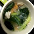 ゆか＊みく's cooksnap of when they made 10分でできる小松菜の春雨スープ.