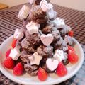 あーじゅんママ's cooksnap of when they made 小悪魔のブラックシュークリーム.