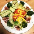 Youkey☆'s cooksnap of when they made サラダ パーティー用 リボンきゅうり.
