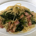 クックI6NLMD☆'s cooksnap of when they made ベーコンとほうれん草と和風パスタ！.