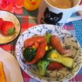 ももちゃんのれしぴ's cooksnap of when they made 【弁当救済】ウインナーとミックスベジ炒め.
