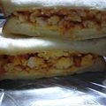 ゆきらっくま's cooksnap of when they made 鮭フレーク卵サンド.